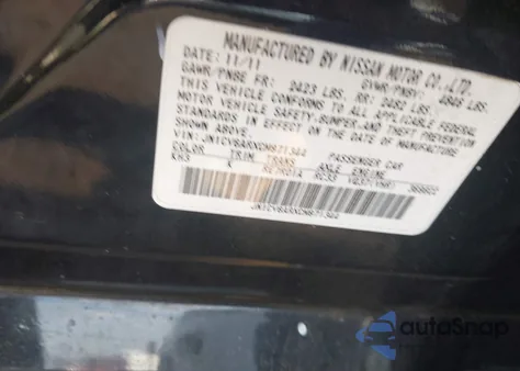 2012 Infiniti G37X from USA, damaged, VIN JN1CV6ARXCM971344